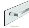 Artikelbild 1 des Artikels “eckiger Handtuchhalter kürzbar Glas-/Wandmontage glanzverchr.“