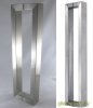 Artikelbild 1 des Artikels “beidseitiger eckiger DESIGN-Edelstahl Stossgriff (Lochb.14mm) Länge 475mm“