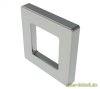 Artikelbild 1 des Artikels “eins. selbstkl. quadratische Griffmuschel 35x35/60x60 (Stk) Edelstahl matt t=4mm 35x35“