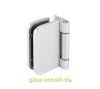 Artikelbild 1 des Artikels “Zargen-Glastürband mit Anschraubplatte, rund Türgewicht 50kg Alufarbig eloxiert E4/EV1 “