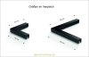 Artikelbild 1 des Artikels “90° Stabilisierungswinkel Glas-Glas glanzverchromt 150x150 mm “