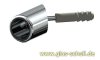 Artikelbild 1 des Artikels “schräger 45° Wandadapter für runde Stabilisierungsstange 16mm GLAS-WAND glanzverchromt (MS7)“
