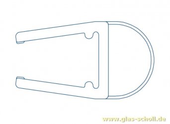 Streifdichtung (2500mm) Duschdichtung für 6-8mm Glas - ÜBERLÄNGE 