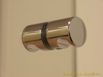 beidseitiger Türgriff d=32mm für Lochbohrung 12mm glanzverchromt