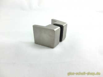 MWE Move Knauf KLEIN Duschtürgriff beidseitig für 10 mm Lochbohrung Edelstahl geschliffen