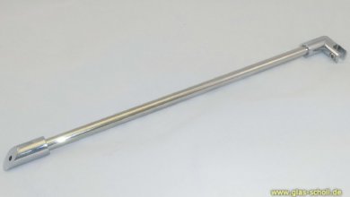 runde Stabilisierungsstange 45° GLAS-WAND 415 mm glanzverchromt (MS7)