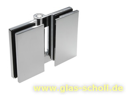 Artikelbild des Artikels “Wellness Glas-Glas 180Grad Duschtürband  (nach innen öffnend) glanzverchromt“