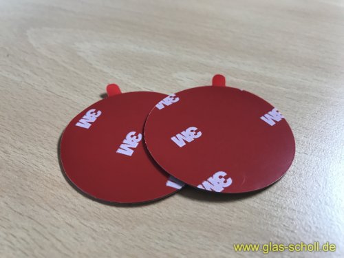 Artikelbild des Artikels “selbstklebende runde Klebepads d=50mm für Griffmuschelverklebung (Paar) dunkelgrau d=50“