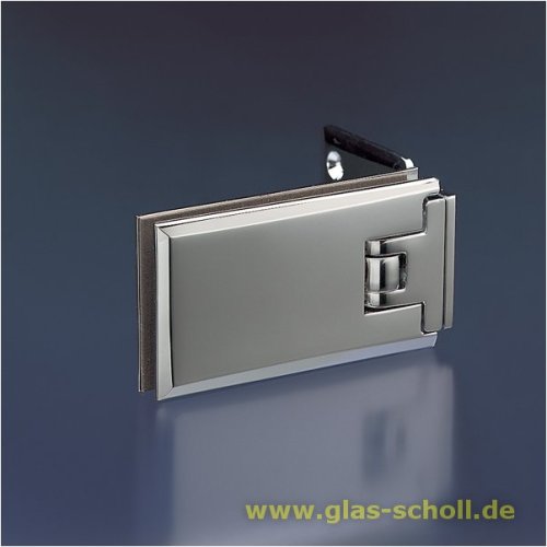 Artikelbild des Artikels “Milano 90Grad Glas-Wand Pendel-Duschtürband (ohne Schraubenabdeckplatte) glanzverchromt“