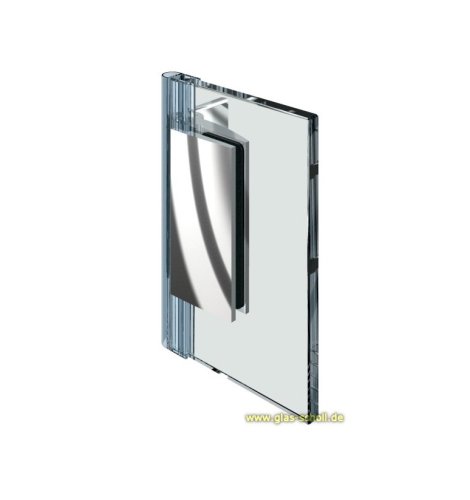 Artikelbild des Artikels “Farfalla 90° Glas-Wand Duschtürband (nach innen hin öffnend) glanzverchromt“