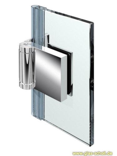 Artikelbild des Artikels “Flinter Duschtürband Glas-Wand 90° nach außen öffnend (2 Federn mittelschwer) glanzverchromt“