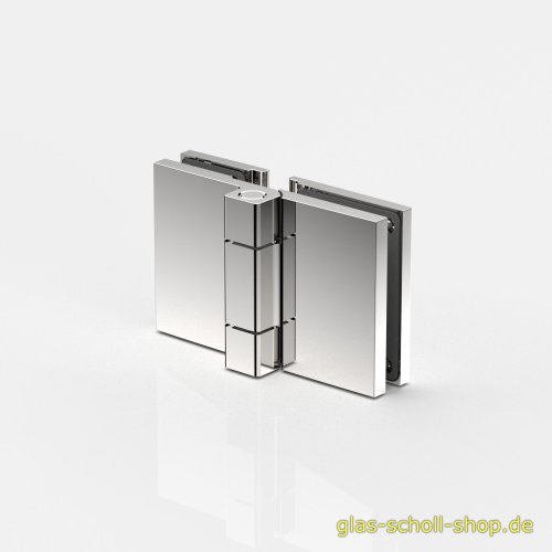 Artikelbild des Artikels “FlinterPro Duschtürband Glas-Glas 180° nach außen öffnend glanzverchromt“