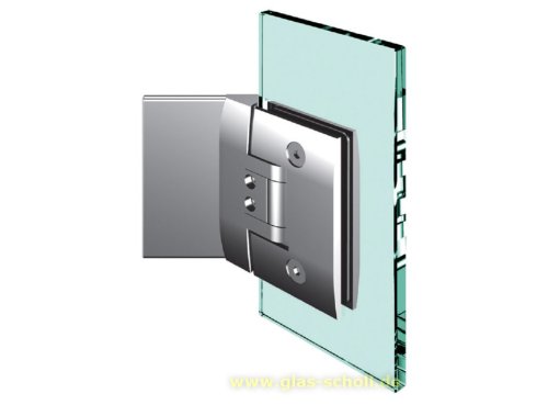 Artikelbild des Artikels “Pontere 135° Glas-Wand Duschpendeltürband (einseitige Befestigungslasche) glanzverchromt“