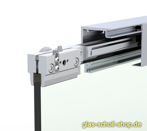 Artikelbild des Artikels “MasterTrack FT 60 Schiebetürsystem inkl. Einzugsdämpfung, 1-flgl. WANDMONTAGE - 2m - Alufarbig E6/EV1“