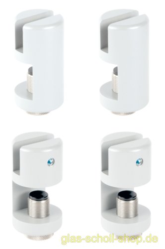 Artikelbild des Artikels “ZWEI Tisch-Klemmfüße für Infektionsschutzscheiben weiß RAL9010 (Paar)“