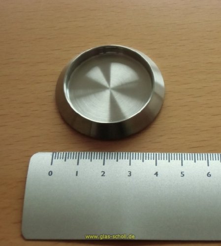 Artikelbild des Artikels “einseitige aufklebbare Edelstahl Griffmuschel d=45 “