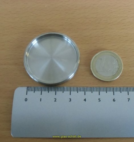 Artikelbild des Artikels “einseitige kleine aufklebbare Edelstahl Griffmuschel d=40 “