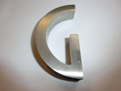 Artikelbild des Artikels “Design G-Edelstahl-Griffmuschel für 10mm Glas!!AUSSTELLUNGSSTÜCK!! “