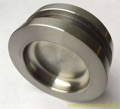 Artikelbild des Artikels “Edelstahl Griffmuschel verschraubbar beidseitig d=60mm Lochbohrung 50mm “