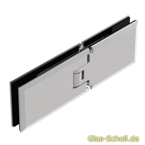 Artikelbild des Artikels “Milano 180Grad Glas-Glas Pendel-Duschtürband glanzverchromt“