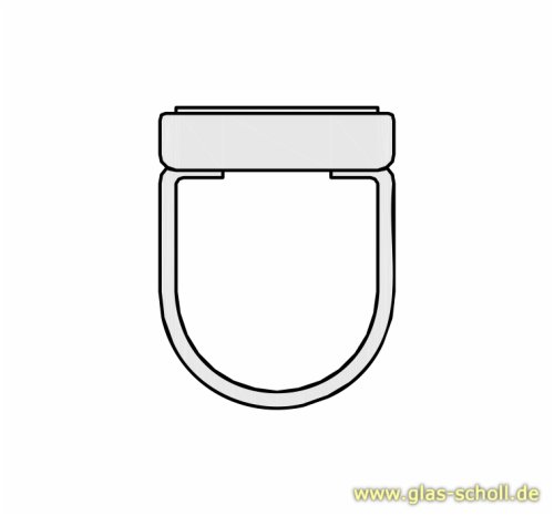 Artikelbild des Artikels “selbstklebende Streifdichtung (2500mm) für 8-12mm Glas “