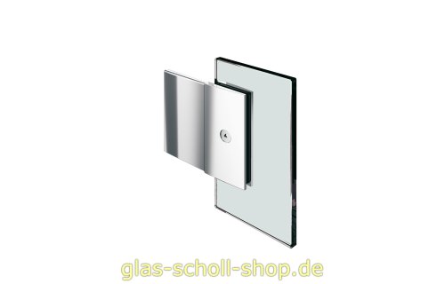 Artikelbild des Artikels “Längsverbinder Glas-Wand 180° passend zu Farfalla, Pillango und Papillon glanzverchromt“