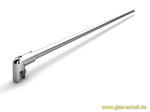 Artikelbild des Artikels “Runde Stabilisierungsstange GLAS-WAND Varianten 0,46-1,5m (kürzbar) 1m glanzverchromt (MS7)“