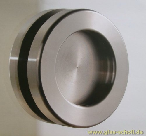 Artikelbild des Artikels “selbstklebende runde Edelstahl Griffmuschel (Paar) (kein Loch nötig) d=64 Edelstahl“