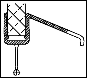 unteres Wasserabweisprofil mit grosser 135° Lippe (2010mm) Duschdichtung für 6-8mm Glas 