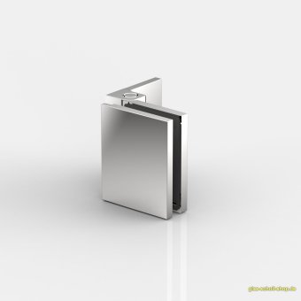 FlinterPro Duschtürband Glas-Wand 90° (nach ihnnen öffnend) glanzverchromt