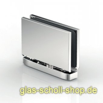 Luno-Modesta Duschpendeltürbeschlag Glas-Boden/ Glas-Decke 360° für 6-12 mm Glas glanzverchromt