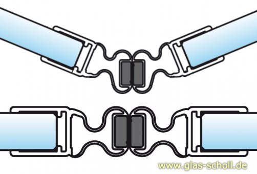 FLEXIBLES Sonder-Magnetprofil 90-180°(2500mm)  6-8mm 