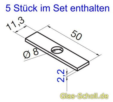 Ausgleichsmaterial für Wandanschlußprofil P8884 (10 Stk) 