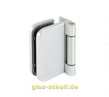 Zargen-Glastürband mit Anschraubplatte, rund Türgewicht 50kg Alufarbig eloxiert E4/EV1 