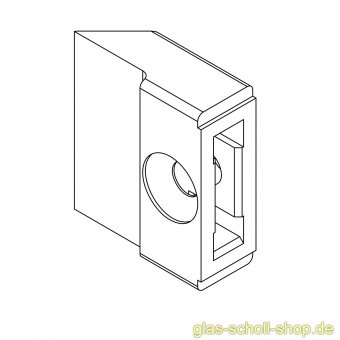 DORMAKABA Studio Sonderfalle für 10mm Glasstärke 