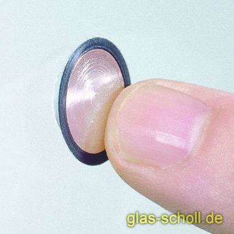 dezenter flächenbündiger Punkthalter B-5206011 transparent 6-8 mm