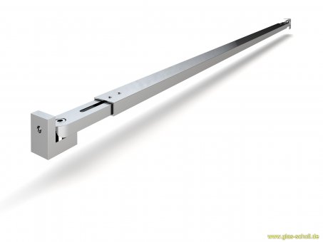 rechteckige Stabilisierungsstange WAND-WAND verstellbar (Länge auswählen)    830-990 mm