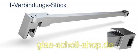 geniales T-Verbindungsstück für quadratische Stabistange 15x15 P8688/P8494 spezialgebeizt-glanzeloxiert (ZN5)