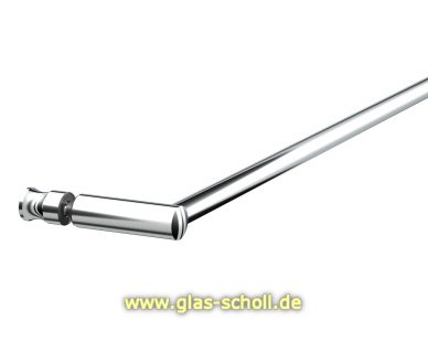 Handtuchhalter RUND mit innerem Griff für Montage im Glas 1000  mm (kürzbar) P8686-mit-Griff-erhaben