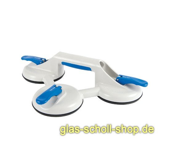 Veribor® Kunststoff Saugheber 3-Kopf Tragkraft 90kg 