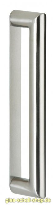 einseitig selbstklebender Stoßgriff h=225 Edelstahloptik gebürstet
