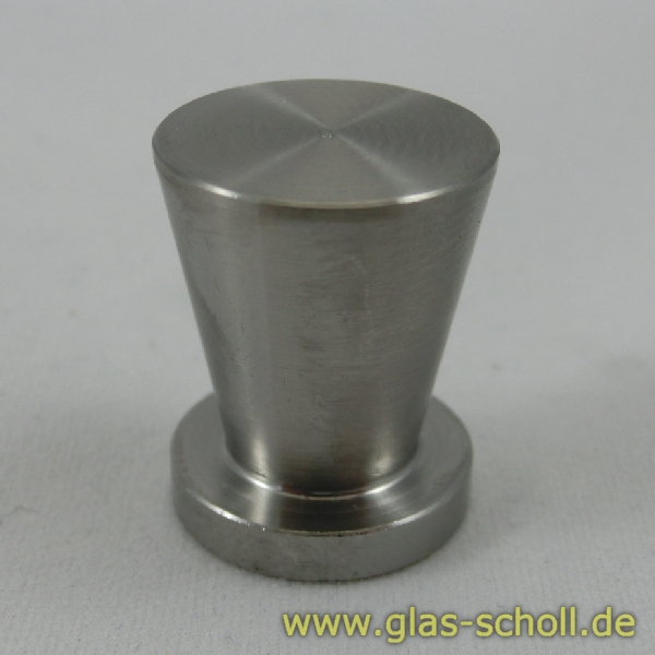 Edelstahl Griff zum aufkleben d=16mm 