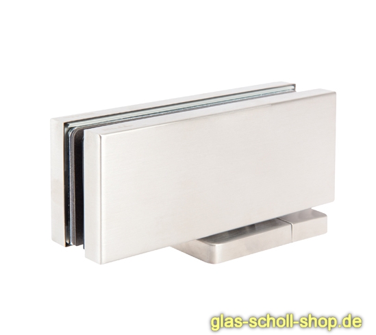 Hydraulischer Bodentürschließer ALVA EN3 mit Öffnungsdämpfung ohne Bodenkasten für Türen -1m Edelstahl gebürstet (mit 90° Feststellung)