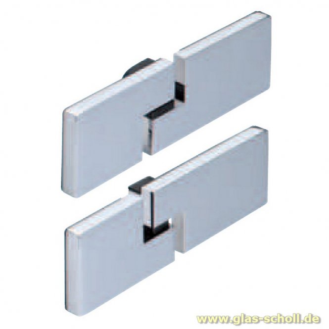 GRAL BH2401 flächenbündiger Hebe-Senk Pendeltürbeschlag (RECHTS) glanzverchromt