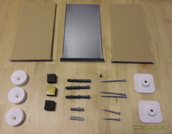 unsichtbares Spiegelmontageset -2,6 m² (max. 39kg) 