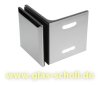 Artikelbild 2 des Artikels “Milano 90° Glas-Wand Winkelhalter (mit Schraubenabdeckplatte) glanzverchromt“