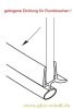 Artikelbild 2 des Artikels “GEBOGENE untere Dichtung FÜR RUNDDUSCHEN (1150-1200 mm) 6-8mm Glas “