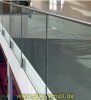 Artikelbild 2 des Artikels “Edelstahl Glasadapter gebürstet für vertikale Glasbefestigung von Ganzglasgeländern “