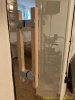 Artikelbild 2 des Artikels “beidseitiger quadratischer Sauna Holzstangengriff h=320 glanzverchromt“