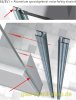 Artikelbild 2 des Artikels “Trägerprofil 8x10 für 8mm Dichtprofile (2500 mm) Aluminium spezialgebeizt naturfarbig eloxiert“